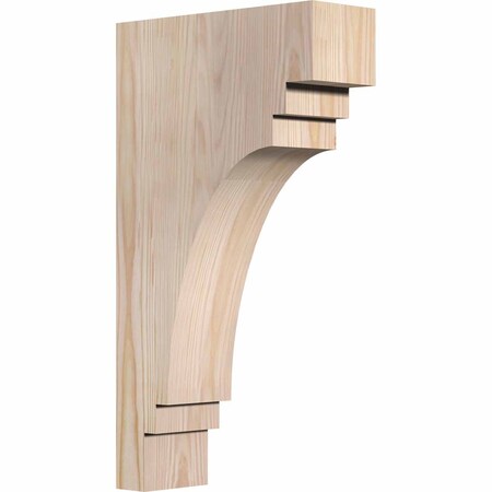 Ekena Millwork Pescadero Smooth Corbel, Douglas Fir, 3 1/2"W x 10"D x 18"H COR04X10X18PEC00SDF
